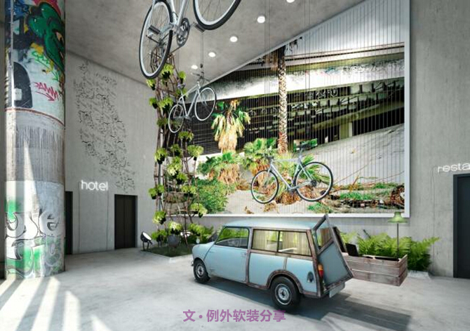 室內(nèi)設計師一任性，豪車也成裝飾品