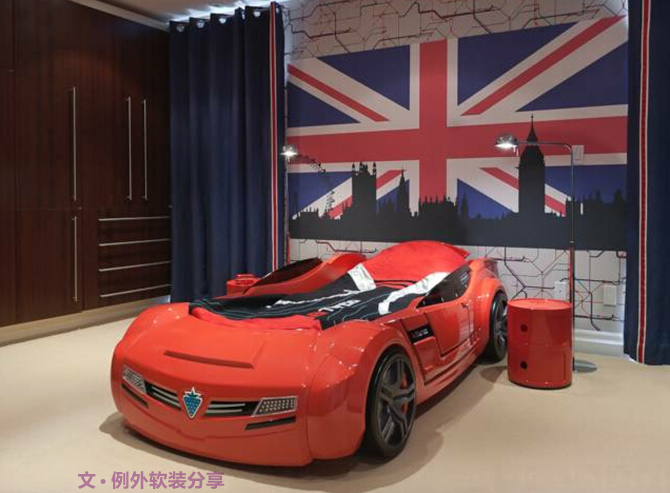 室內(nèi)設計師一任性，豪車也成裝飾品-別墅設計_軟裝設計_室內(nèi)設計_豪宅設計-深圳例外軟裝設計公司
