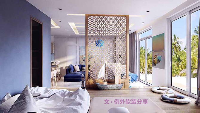 玩轉(zhuǎn)海灘度假風(fēng)，美式也可以如此輕快-別墅設(shè)計,軟裝設(shè)計,室內(nèi)設(shè)計,豪宅設(shè)計,深圳例外軟裝設(shè)計公司