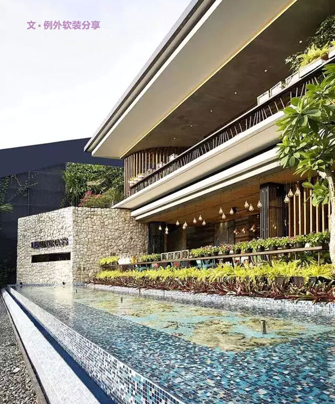 熱帶景觀生態(tài)餐廳，讓你未吃先醉